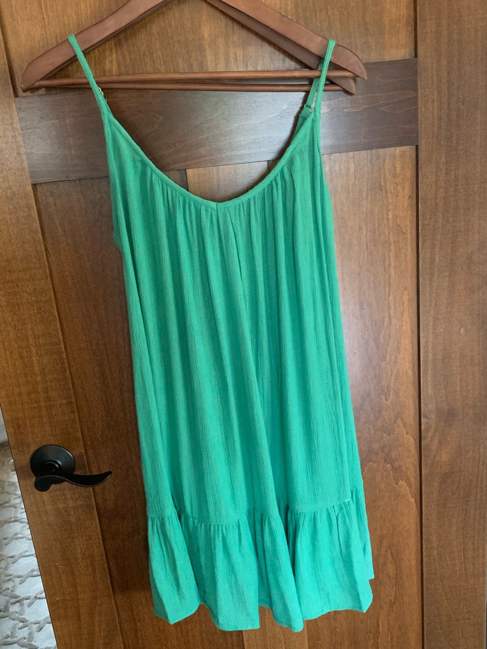 Billabong Teal Textured Scoop Neck Dress